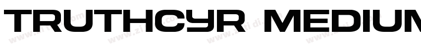 TruthCYR Medium Regular字体转换